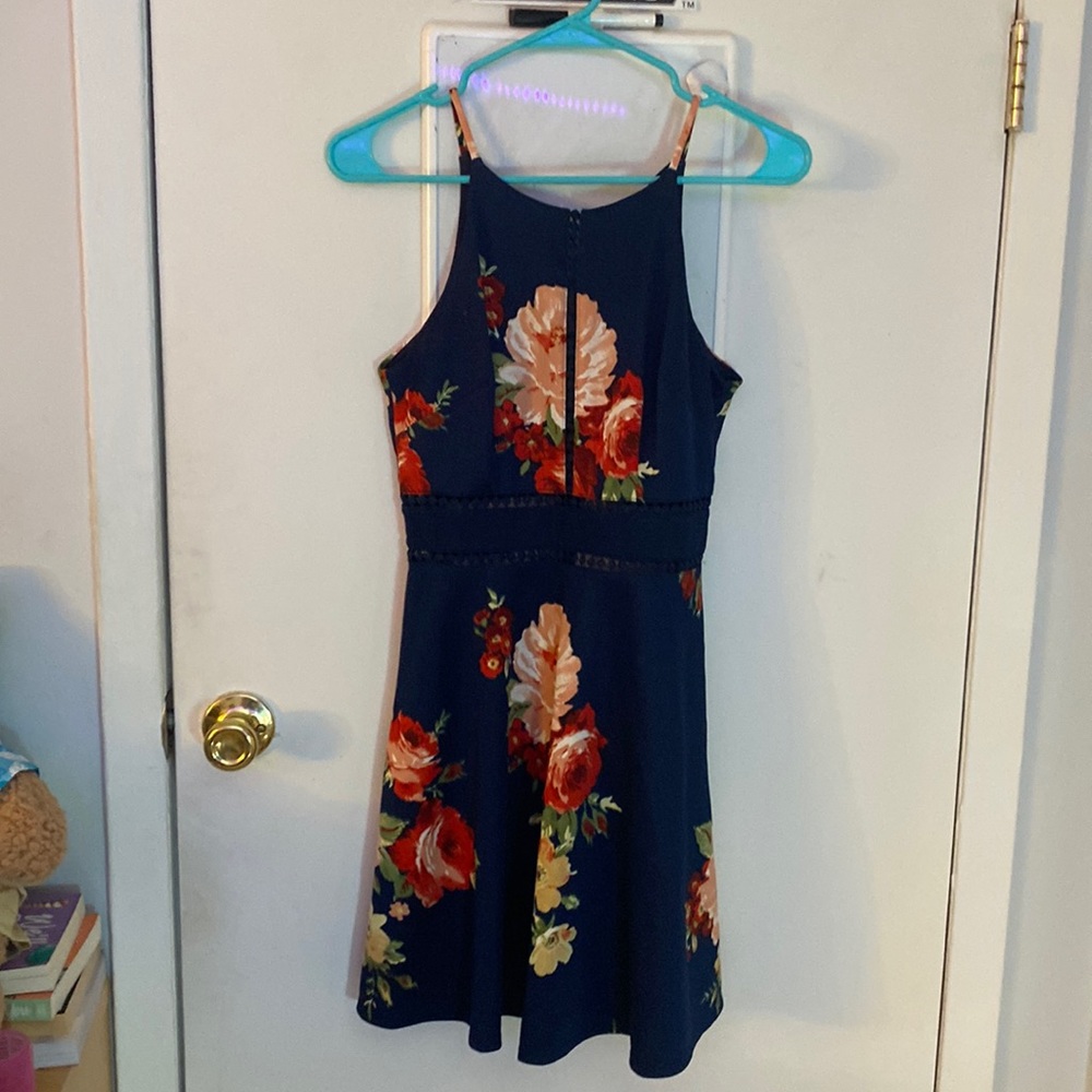 Blue Floral dress